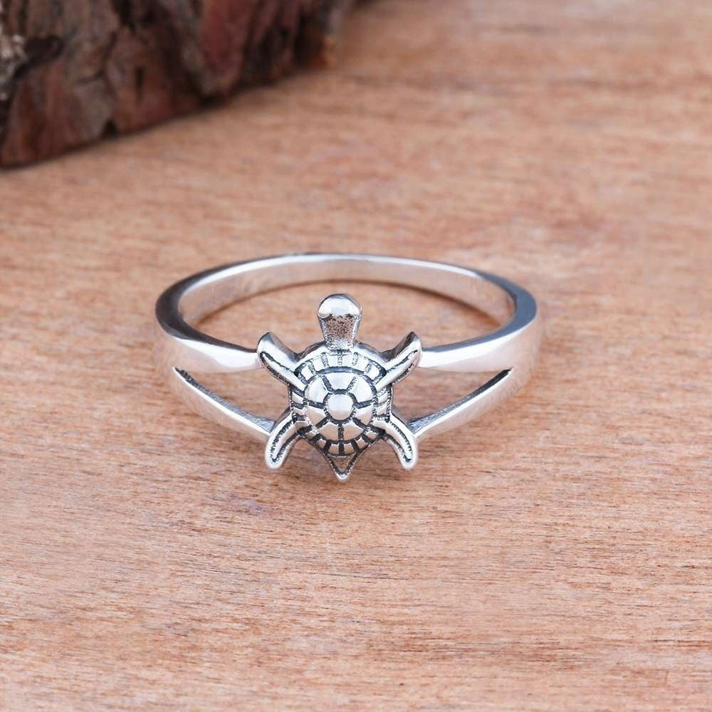 Personalized Tortoise Rings