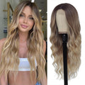 Blonde Wig for Women,26 Inch Long Wavy Curly Middle Part Hair | Soft face-framing layered waves,Tangle resistant,Easy-style,Adjustable,Daily wear,party,photo,Halloween costume